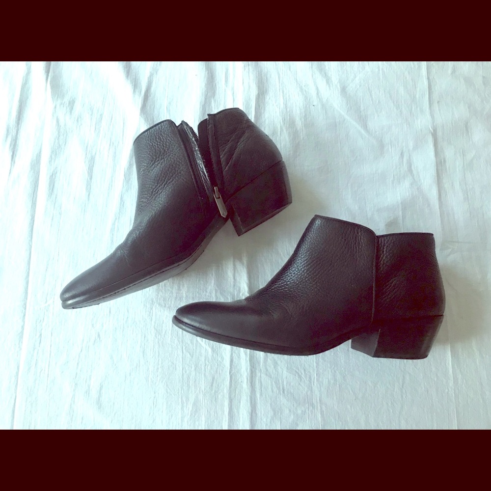 Sam Edelman pebbled leather Petty Boot size 9.5